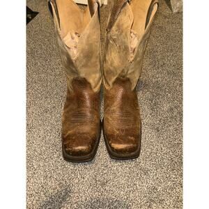 Ariat men rambler brown bomber boots size 11 ee